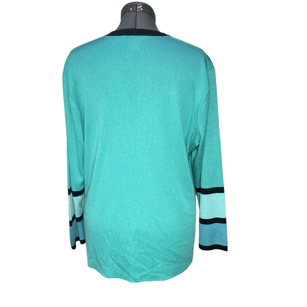 Exclusively Misook Single Button Cardigan Sweater… - image 3